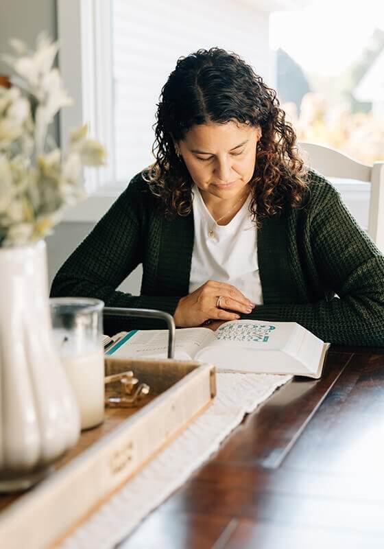 Anastasia Sitting Reading